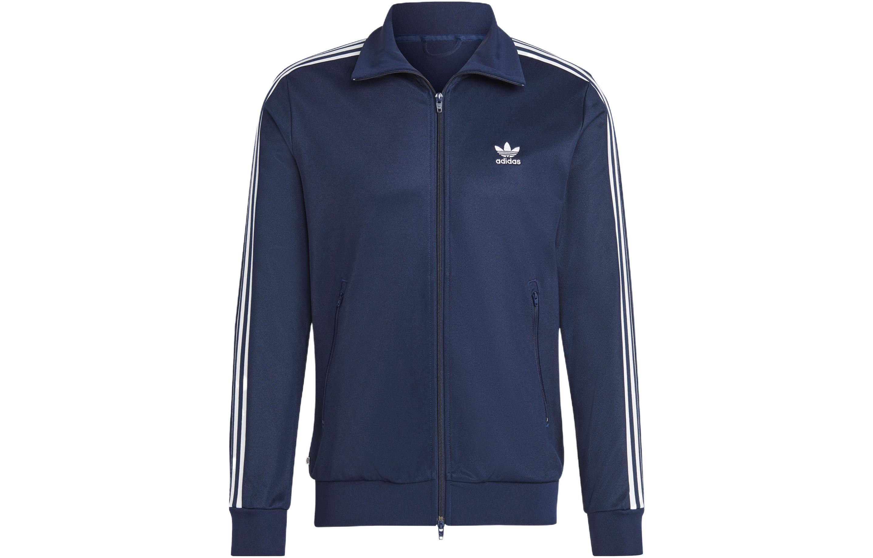 Order adidas Originals Classics Beckenbauer Track Jacket Biru Gaya Retro. IA4776