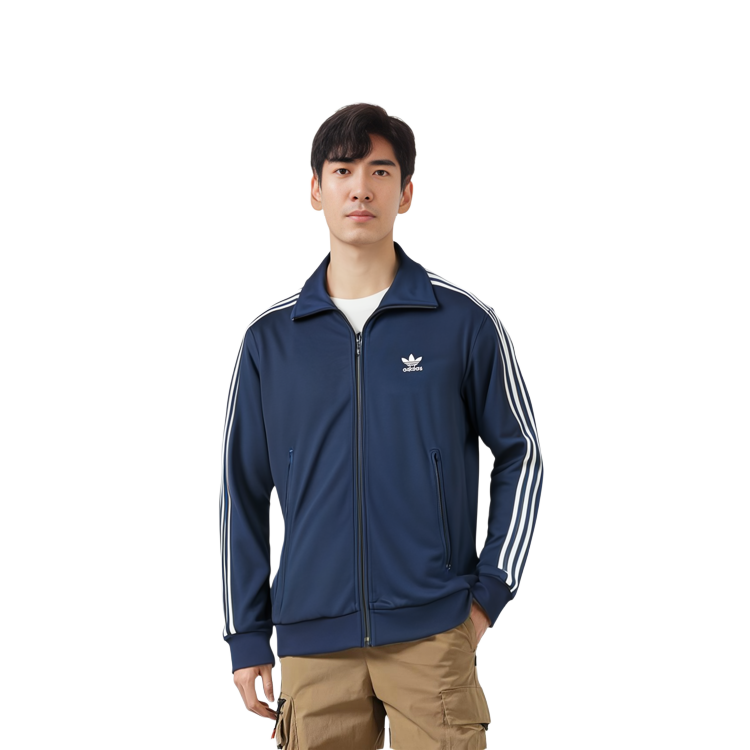 Details for adidas Originals Classics Beckenbauer Track Jacket Biru Gaya Retro. IA4776