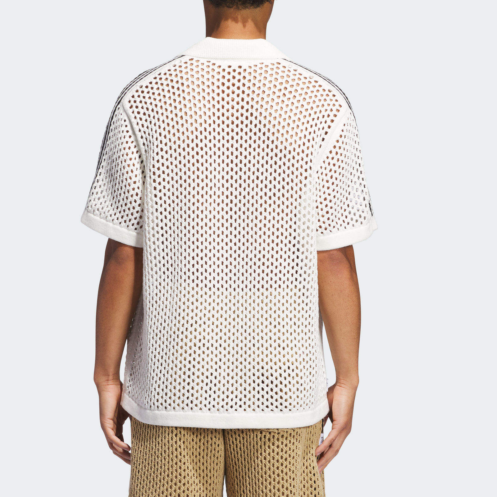 Purchase アディダス オリジナルス CLOT エディソン・チェン FW24 ホワイト ソフト ポロシャツ 男女兼用 JE9594