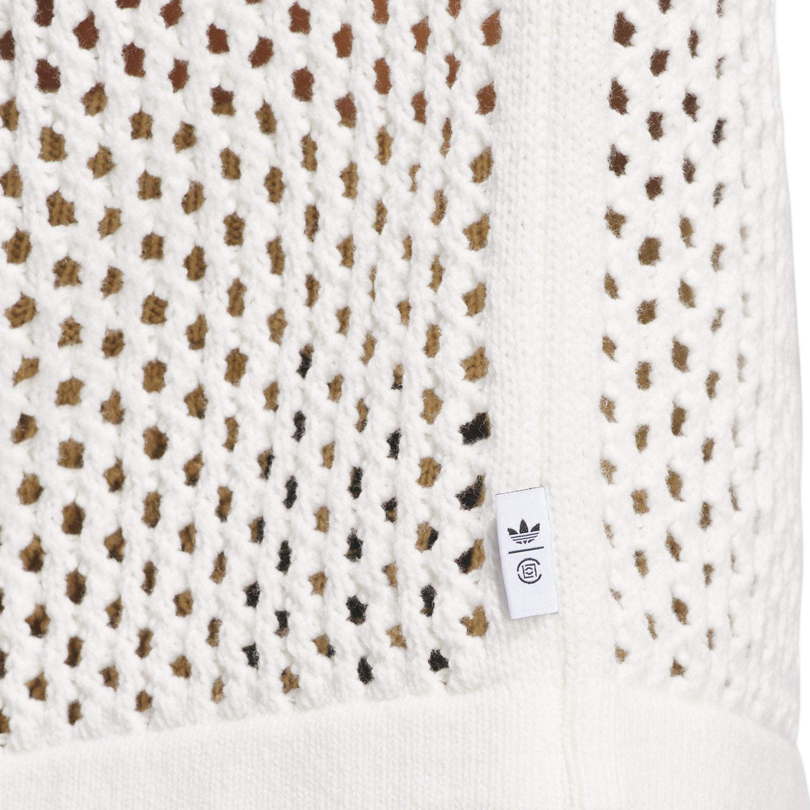 Cheap アディダス オリジナルス CLOT エディソン・チェン FW24 ホワイト ソフト ポロシャツ 男女兼用 JE9594