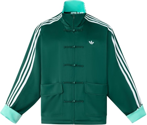 adidas Originals Jaket Satin Mandarin Collar Hijau Hutan Unisex. JD3381 Buy adidas Originals Jaket Satin Mandarin Collar Hijau Hutan Unisex. JD3381