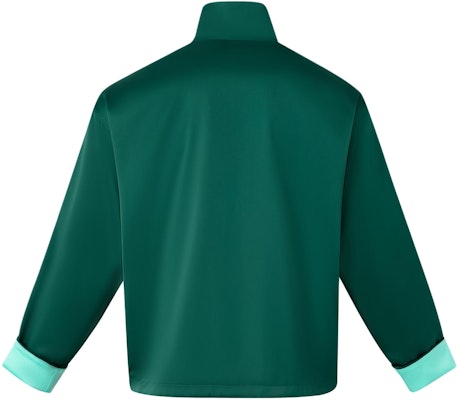 adidas Originals Jaket Satin Mandarin Collar Hijau Hutan Unisex. JD3381 Lookbook adidas Originals Jaket Satin Mandarin Collar Hijau Hutan Unisex. JD3381