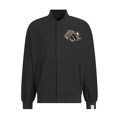 adidas Originals CNY Black Dragon Logo Long-Sleeve Jacket Unisex JE3501