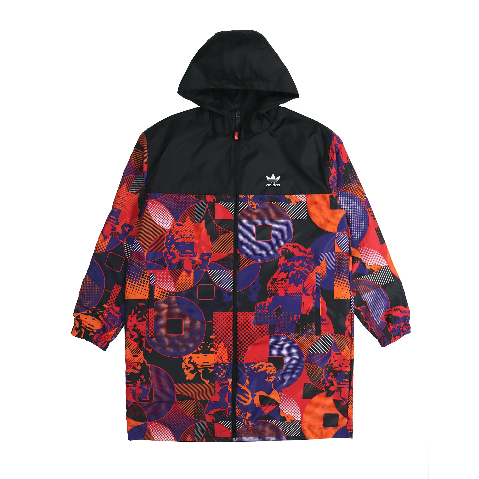 adidas Originals CNY Parka Reversible Mid-Length Jacket Black  GN5451