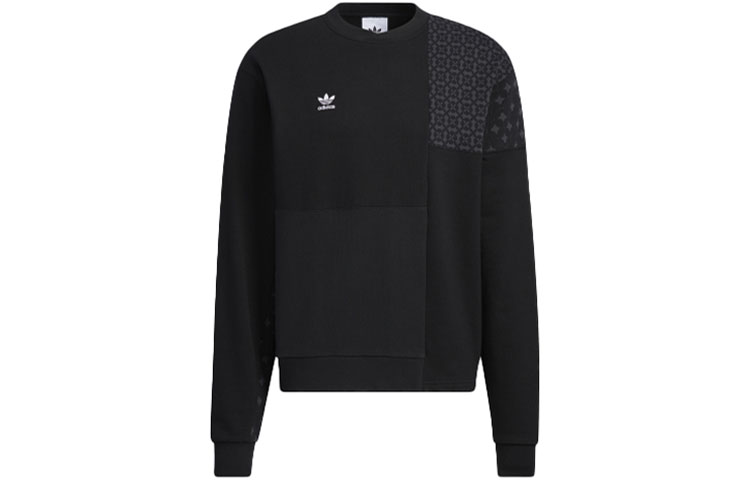 adidas Originals CNY Year of the Tiger Graphic Crewneck Sweatshirt Black Unisex HC0565