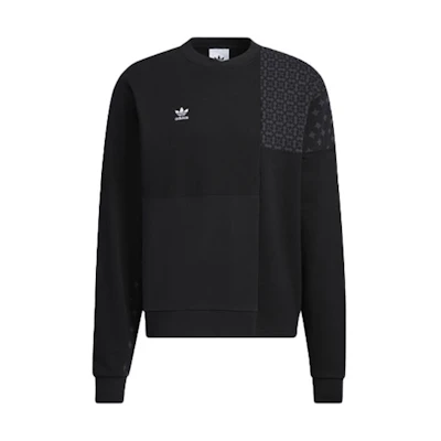 adidas Originals CNY Year of the Tiger Graphic Crewneck Sweatshirt Black Unisex HC0565