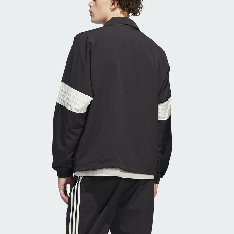 Details for adidas Originals 黑色拼接教練外套 長袖男女款外套 IM9646