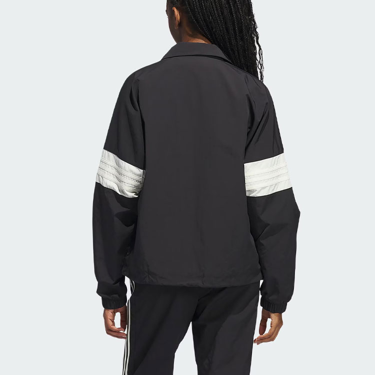 Cheap adidas Originals 黑色拼接教練外套 長袖男女款外套 IM9646