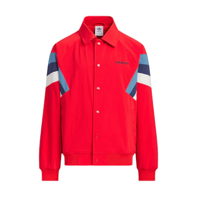 adidas Originals Coach Jacket Soft Comfortable Red Jacket for Youth JM4670