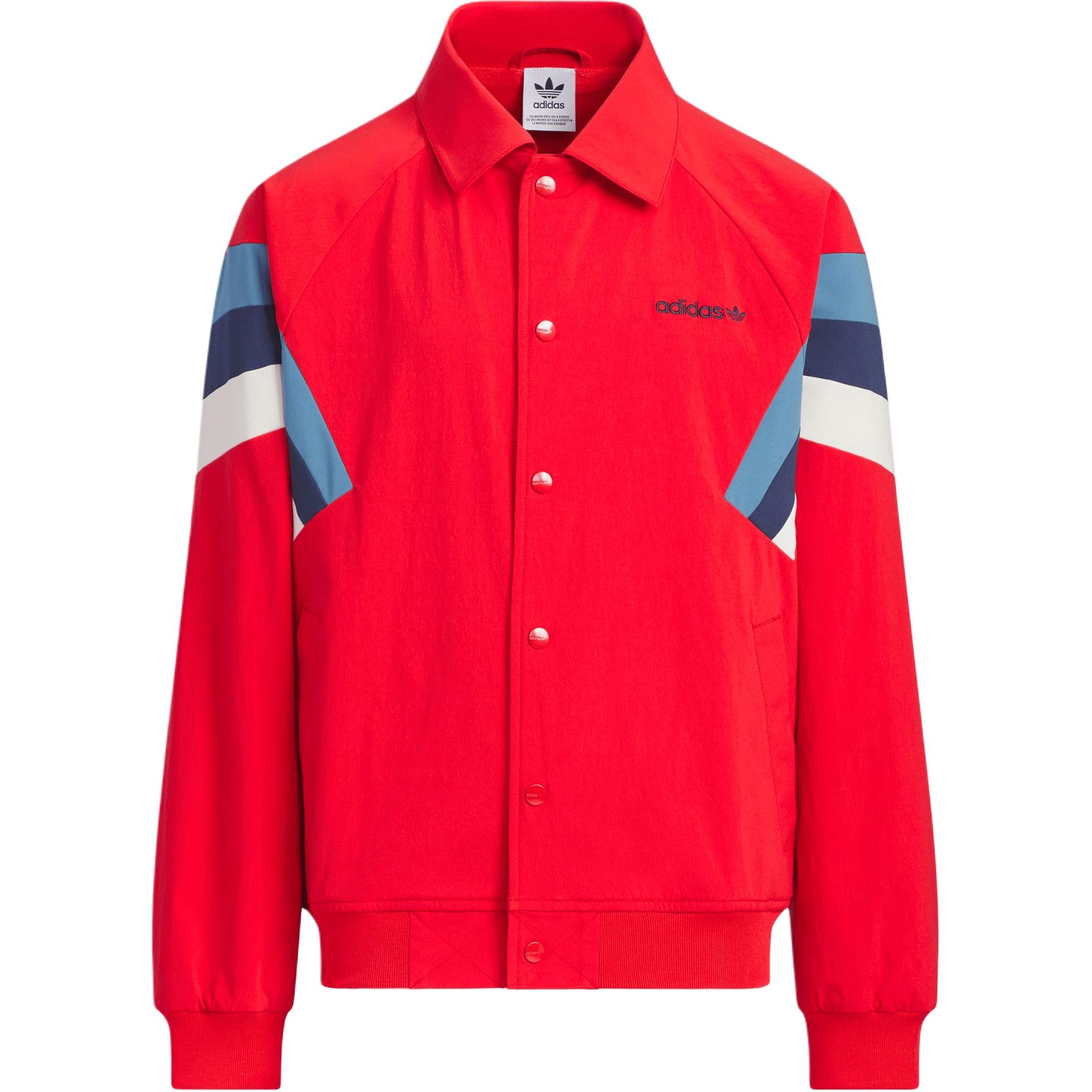 Order adidas Originals Coach Jacket Soft Comfortable Red Jacket for Youth JM4670