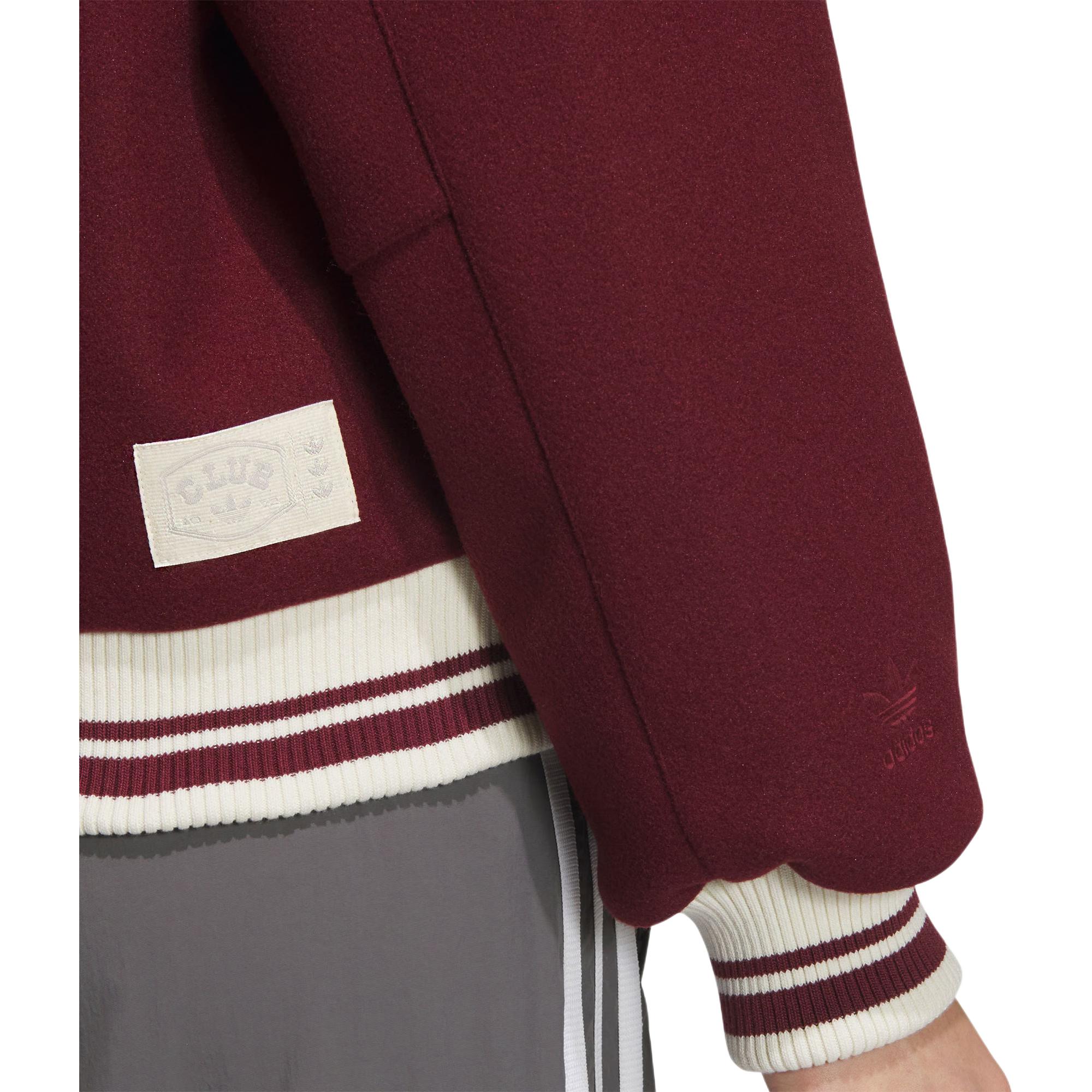 Details for 阿迪达斯经典学院风棒球夹克复古宽松版红白女款 JD6380