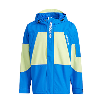 adidas Originals Colorblock Logo Windbreaker Jacket - Blue H07079