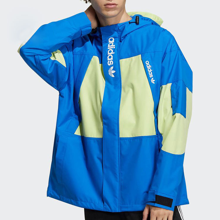 Lookbook Chaqueta Rompevientos adidas Originals Colorblock Logo - Azul H07079