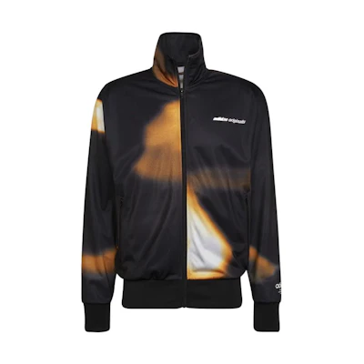adidas Originals Colorblock Logo Zip-Up High-Neck Sports Jacket - Men HC7174