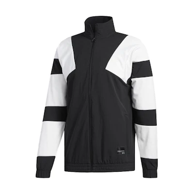 adidas Originals Colorblock Zip-Up Sports Jacket Black CE2234