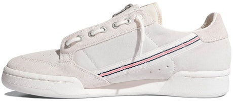 adidas originals Continental 80 Gets zipper Makeover White/ 'Pink' FU9765 adidas originals Continental 80 Gets zipper Makeover White/ 'Pink' FU9765
