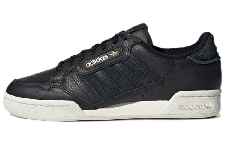 Buy adidas originals Continental 80 Stripes 舒適耐磨滑板鞋 炭黑色