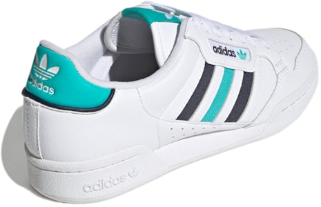 adidas Continental 80 Stripes Cloud Shadow Navy Semi Mint Rush 'White' GW1705 Shop adidas Continental 80 Stripes Cloud Shadow Navy Semi Mint Rush 'White' GW1705