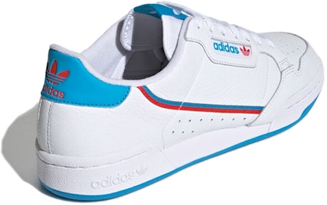adidas originals Continental 80 板鞋 男女同款 白藍色 Shop adidas originals Continental 80 板鞋 男女同款 白藍色