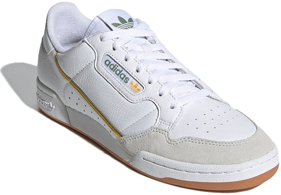 adidas Originals Continental 80 'Putih Kuning Kelabu' EG6382 Lookbook adidas Originals Continental 80 'Putih Kuning Kelabu' EG6382