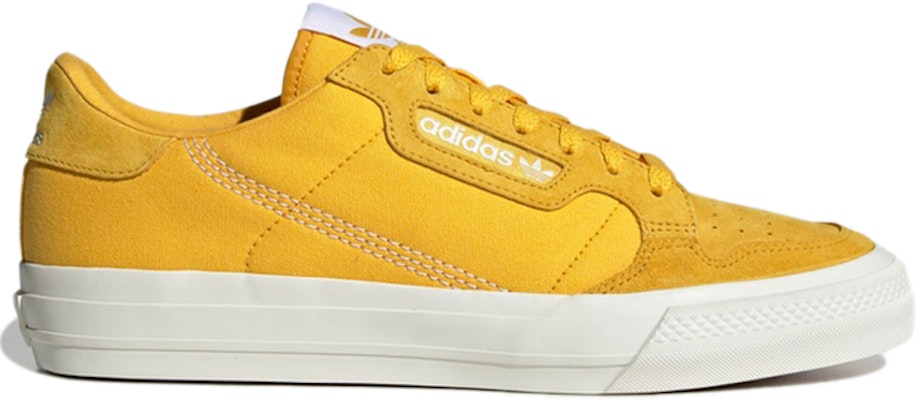adidas Originals Continental Vulc 低幫 板鞋 男款 檸檬黃 Order adidas Originals Continental Vulc 低幫 板鞋 男款 檸檬黃