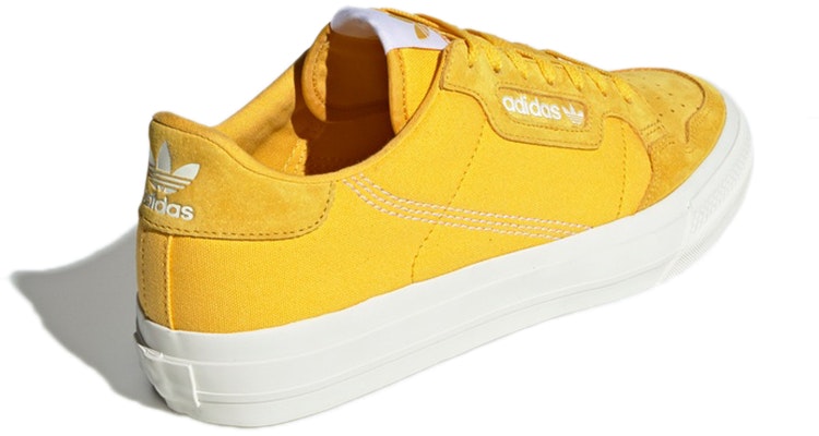 adidas Originals Continental Vulc 低幫 板鞋 男款 檸檬黃 Shop adidas Originals Continental Vulc 低幫 板鞋 男款 檸檬黃