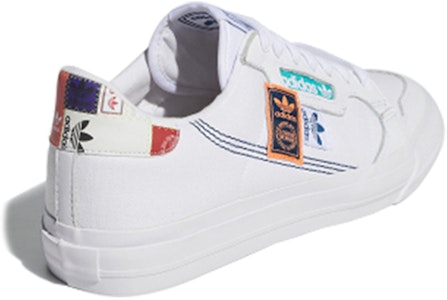 阿迪达斯经典 Continental Vulc '白蓝绿' FX3810 Lookbook 阿迪达斯经典 Continental Vulc '白蓝绿' FX3810