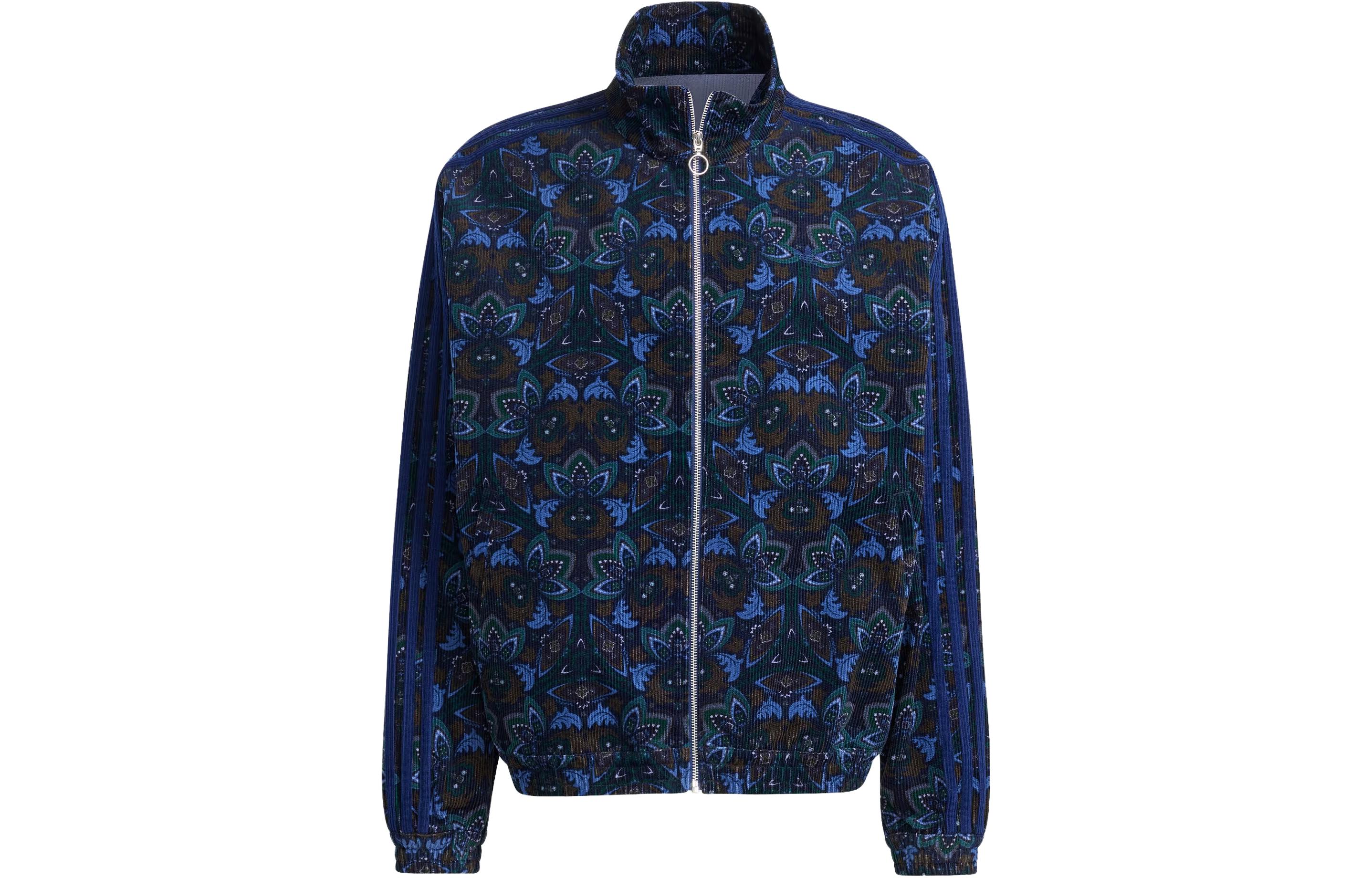 adidas Originals Corduroy Track Jacket Navy - Retro American Workwear Style IS5274