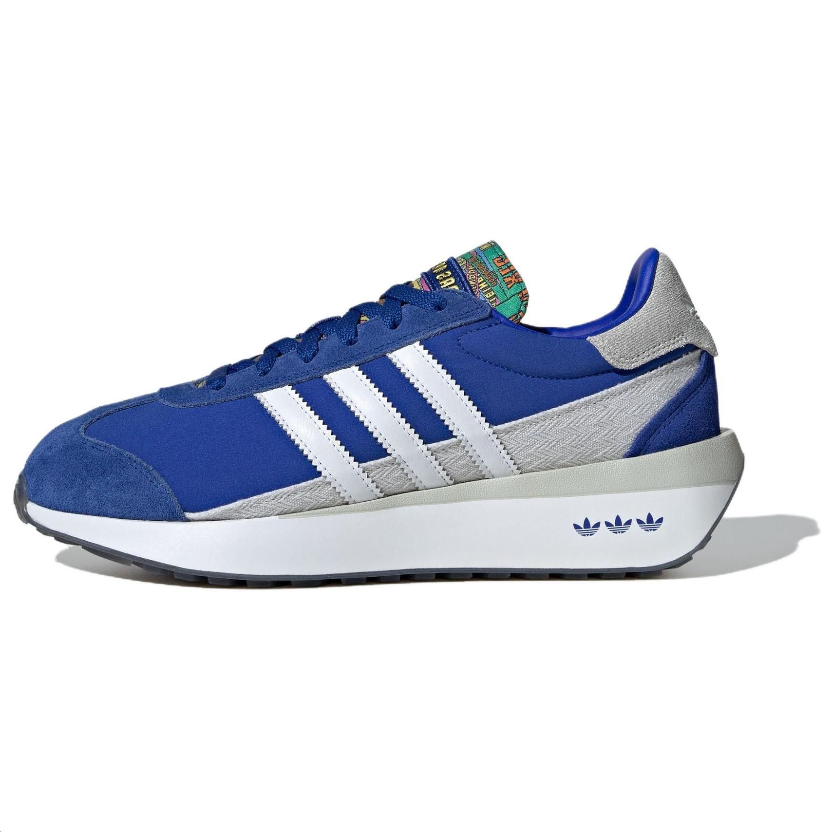 adidas Originals COUNTRY XLG Leather Classic Logo Casual Sneakers Blue . IF4233