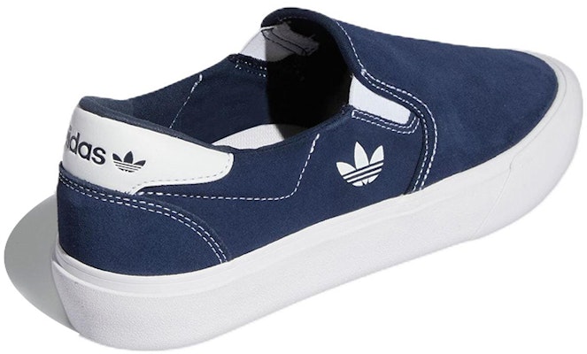 adidas Originals Court Rallye Slip-On 'Blue White' GW9626 Lookbook adidas Originals Court Rallye Slip-On 'Blue White' GW9626