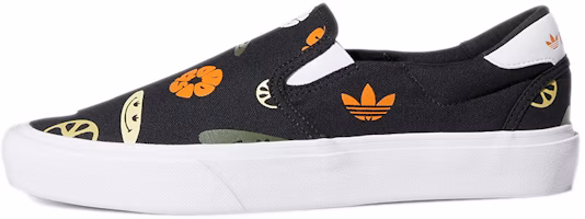 adidas originals Court Rallye Slip 'Black Smile Face' GV7192 adidas originals Court Rallye Slip 'Black Smile Face' GV7192