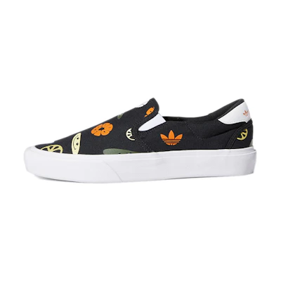 adidas originals Court Rallye Slip 'Black Smile Face'