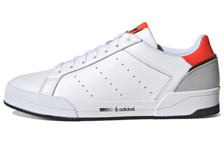 adidas originals Court Tourino 'Cloud White / Semi Solar Red / Grey' GZ9245