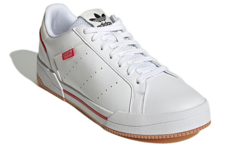 Lookbook 아디다스 오리지널 코트 투리노 '화이트 레드' GX4378