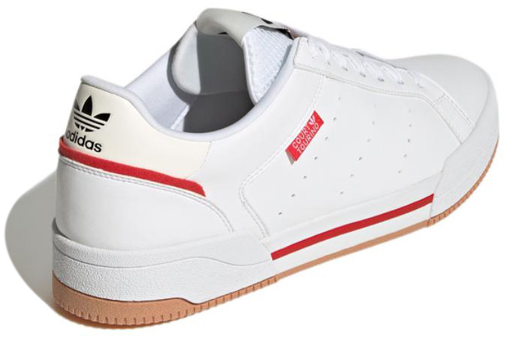 Shop 아디다스 오리지널 코트 투리노 '화이트 레드' GX4378