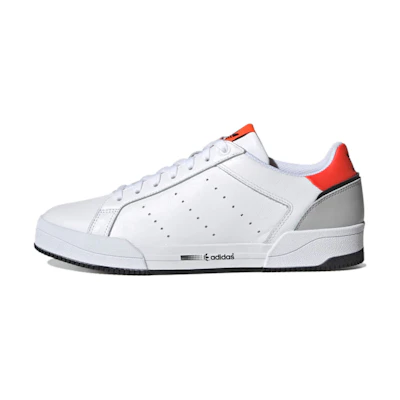 adidas originals Court Tourino 'Cloud White / Semi Solar Red / Grey'