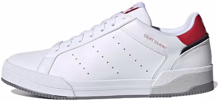 adidas Originals Court Tourino White Red Low-Top Sneakers Leather Casual. GZ0815 Shoes adidas Originals Court Tourino White Red Low-Top Sneakers Leather Casual. GZ0815 Shoes