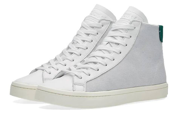 Lookbook adidas Originals Court Vantage Mid 'Putih Hijau' S78790