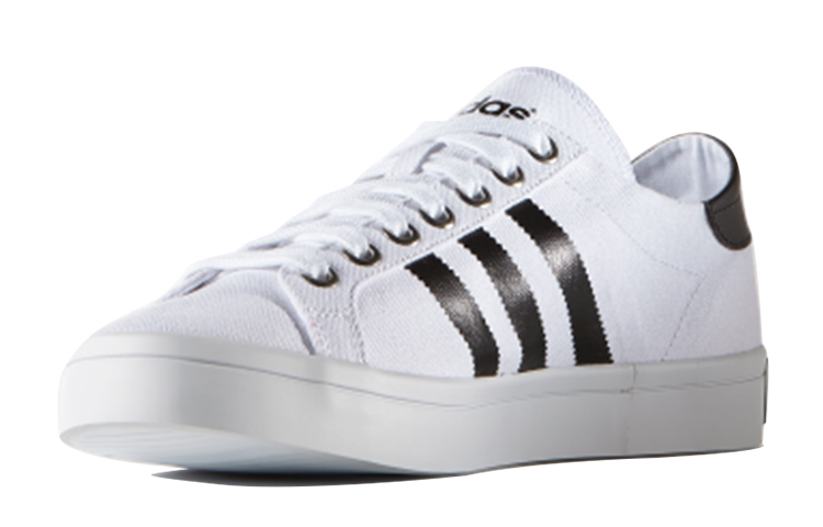Lookbook adidas originals CourtVantage Heel 低幫 板鞋 男女同款 白色