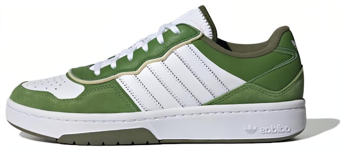 adidas originals Courtic 防滑耐磨 低幫 板鞋 男女同款 綠白 Buy adidas originals Courtic 防滑耐磨 低幫 板鞋 男女同款 綠白