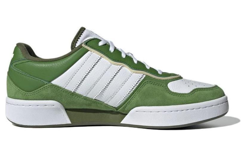 Order adidas originals Courtic 防滑耐磨 低幫 板鞋 男女同款 綠白