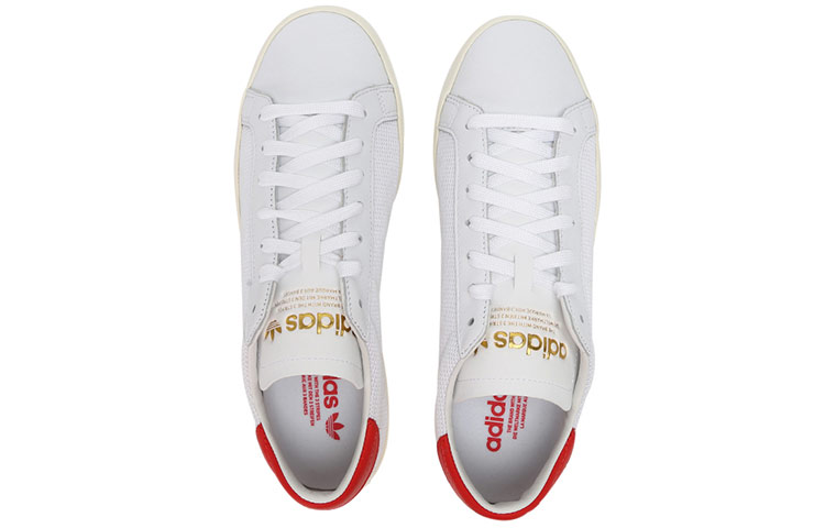 Shop adidas Originals CourtVantage Heel ''Wit Rood'' BZ0428
