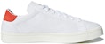 adidas Originals Courtvantage Kasut Skate Kasual Putih Merah Unisex 'White Red' CQ2566