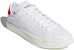 adidas Originals Courtvantage Kasut Skate Kasual Putih Merah Unisex 'White Red' CQ2566