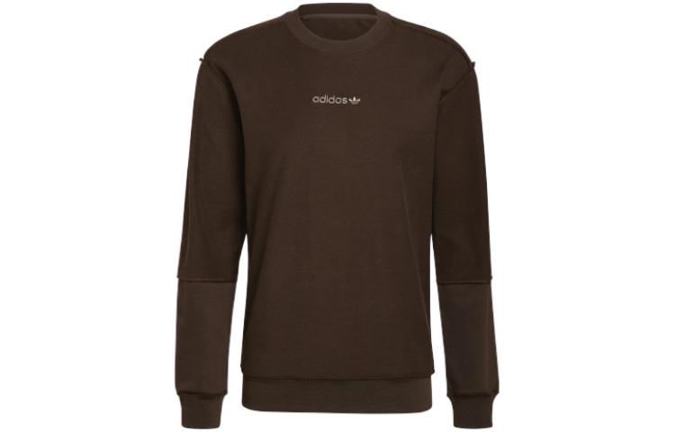 adidas Originals Crewneck Pullover Sweatshirt Brown HP0437