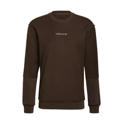 adidas Originals Crewneck Pullover Sweatshirt Brown HP0437