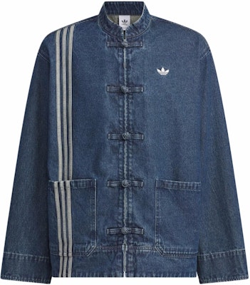 adidas Originals CTT 3.0 Denim Lunar New Year Striped Vintage Jacket Blue Unisex JZ9928 Buy adidas Originals CTT 3.0 Denim Lunar New Year Striped Vintage Jacket Blue Unisex JZ9928