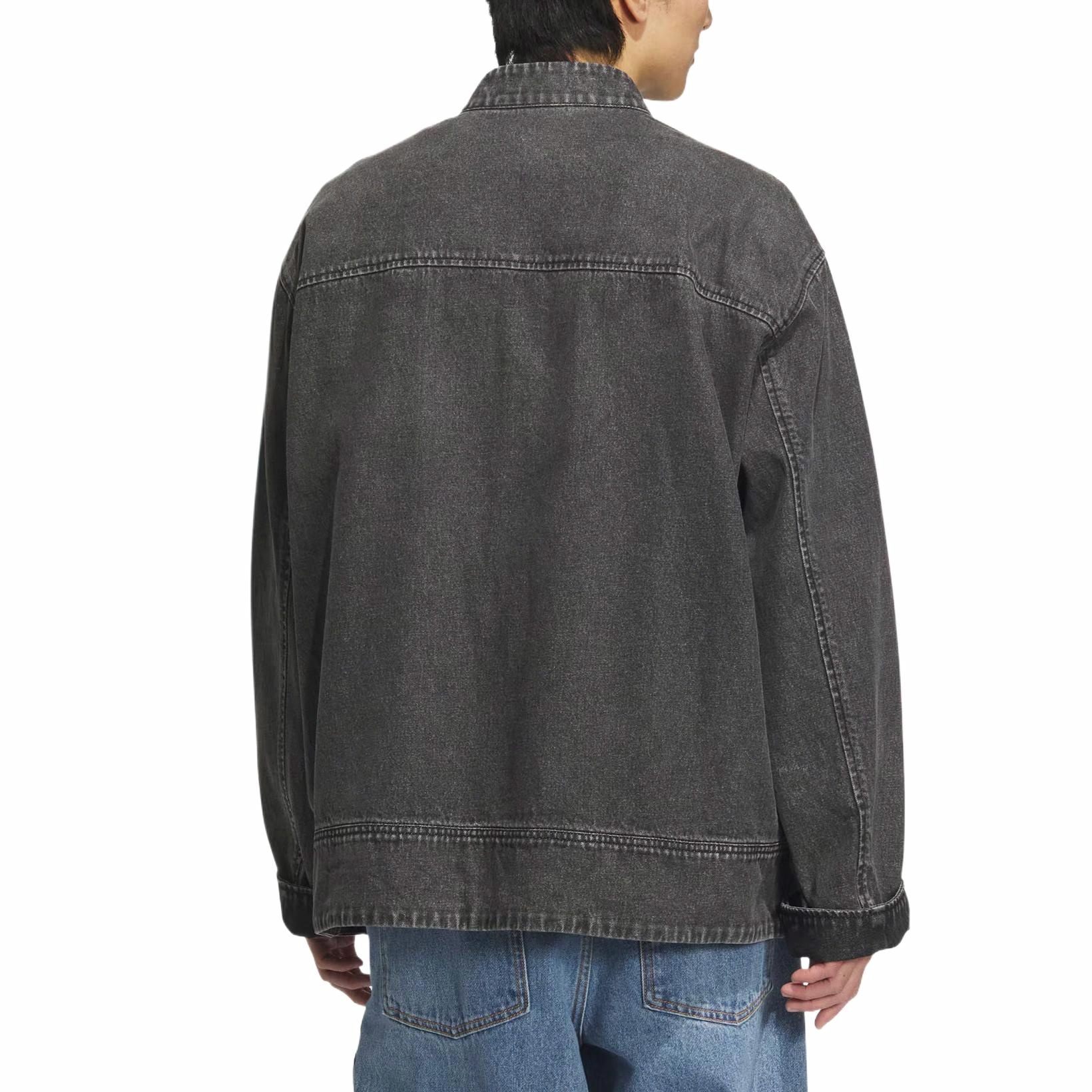 Shop 아디다스 오리지널스 CTT 3.0 뱀의 해 루즈 데님 재킷 블랙 유니섹스 JY8275