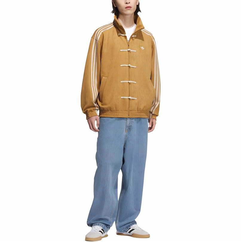 Purchase adidas Originals CTT Year of the Snake Jaket Retro Garis Perunggu Unisex. JZ9926