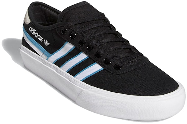 아디다스 오리지널 델팔라 '블랙/화이트/블루' FY7480 Lookbook 아디다스 오리지널 델팔라 '블랙/화이트/블루' FY7480